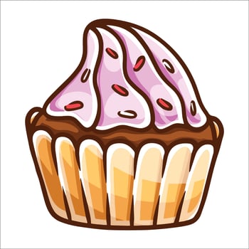 cupcake icon illustration vector