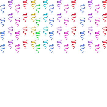 Colorful confetti ribbons Multicolor Confetti burst. png
