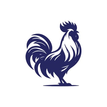 Rooster Clip art isolated design illustration vector