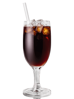 Basque Kalimotxo Tall glass with ice unique mix of red wine and cola popular png
