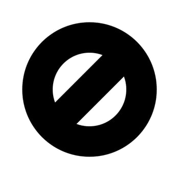 Forbidden Icon Symbol Design Illustration vector