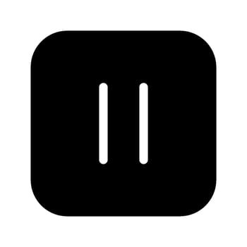 Pause Icon Symbol Design Illustration vector