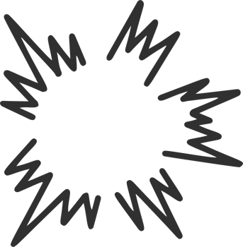 Comic boom effect. Cartoon bomb burst. Bang and pow splashes. Doodle smoke and speed energy lines. Action crash hand drawn graphic png