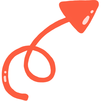 red arrow cartoon png