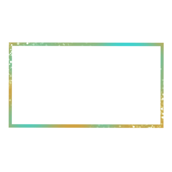 Colourful rectangular frame on a transparent background png