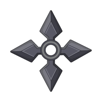 illustration of shuriken vector