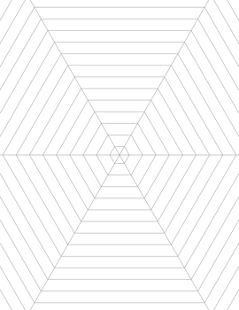 Spider Graph Paper, Hexagon grid paper png