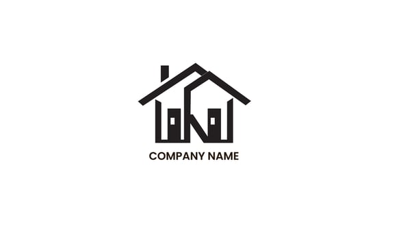 Real Estate logo, Construction Architecture Building Logos vector
