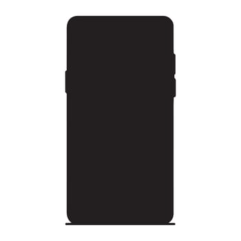 Phone Silhouette Icon vector