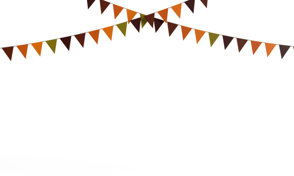 Triangle flag street object icon decoration ornament happy thanksgiving september october november month food autumn spring season holiday event party pumpkin vegetable dinner rustic eating roast art png