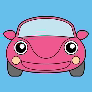 Cartoon Car Unique Design vector