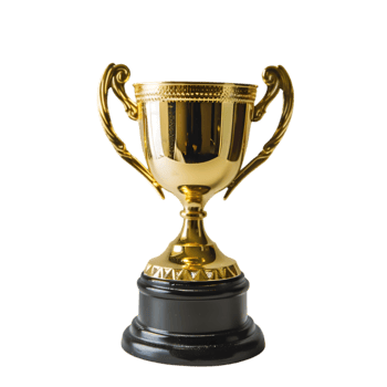 Trophy isolated on a transparent background png