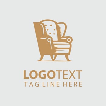 Sofa Furniture Logo vector