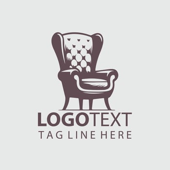 Sofa Furniture Logo vector