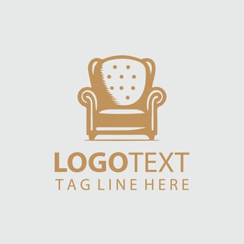 Sofa Furniture Logo vector