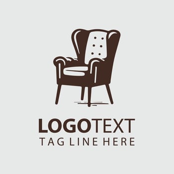 Sofa Furniture Logo vector