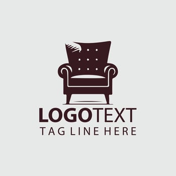 Sofa Furniture Logo vector