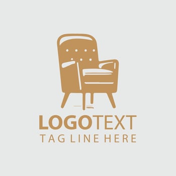 Sofa Furniture Logo vector