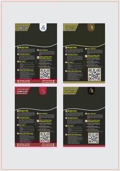 Modern And Exclusive Flyer Design vector