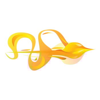 Abstract fire flame moving at high speed vector
