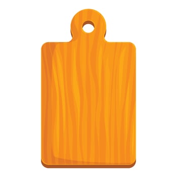 Wooden cutting board showing wood grain texture vector