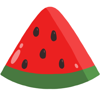 cute watermelon cartoon png