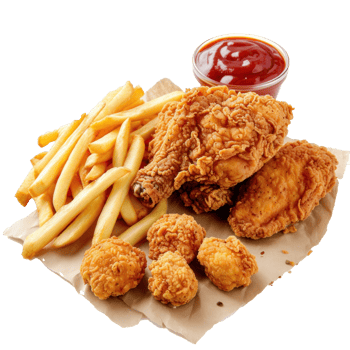 chicken and fries png