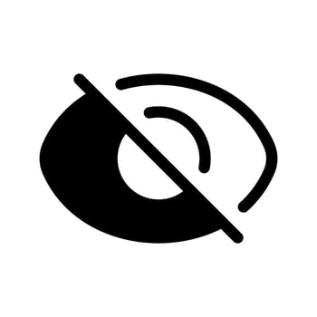 Hide Icon Symbol Design Illustration vector