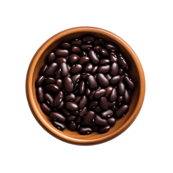 black beans with Transparent Background png