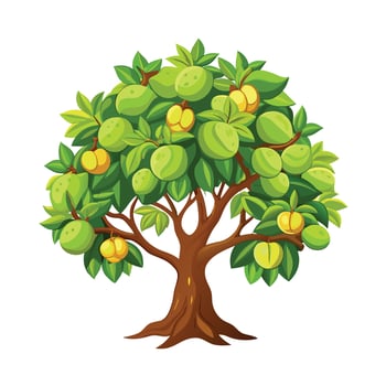 Beautiful Single Big Tree Illustration vector