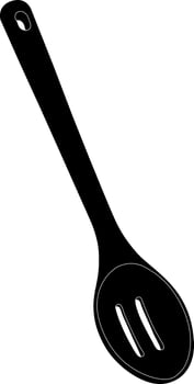 Silhouette cookware on white background vector