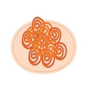 Indian Food Jalebi vector