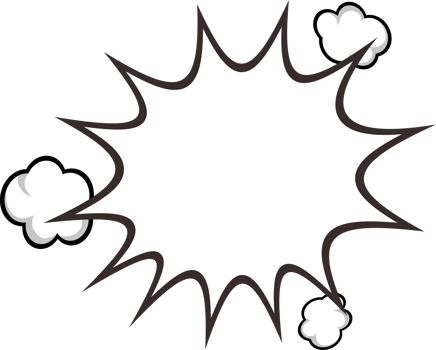 Retro empty comic bubbles and elements halftone shadows on transparent background vintage design pop art style png