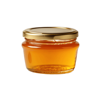 Fresh Harvest Honey Jar Isolated on Transparent Background png