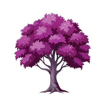 Beautiful Single Big Tree Illustration vector