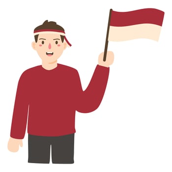 Aku Pancasila, Aku Indonesia illustration vector