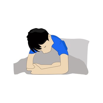 people are depressed, sick with fever vector