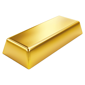 Gold bars. 3d gold bars png