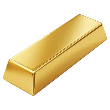 Gold bars. 3d gold bars png
