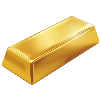 Gold bars. 3d gold bars png