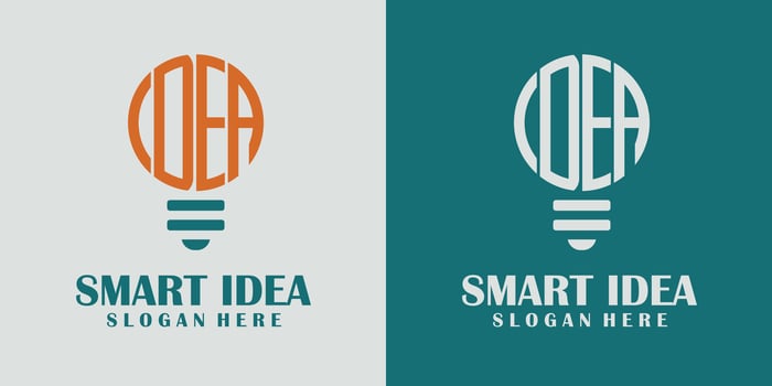 smart idea logo templates vector