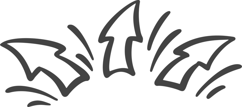 Cartoon comic bomb bang explosion effect. Burst with splashes elements. Doodle speed lines and pow clouds. Hand drawn arrows sketch png