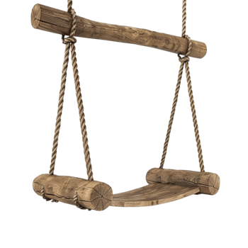 Wooden Hanging Scale with Weights on Transparent background AI-Generative png