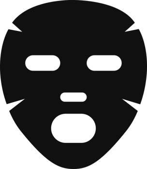 Facial upper lower cosmetic mask mockup png