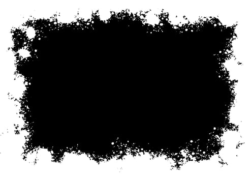 Abstract background with detailed white grunge border design vector