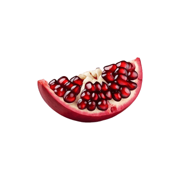 Pure Goodness Pomegranate Fruit Isolated on Transparent Background png