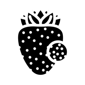 chocolate allergen free product food glyph icon illustration vector