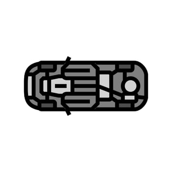 bottom view car modern color icon illustration vector