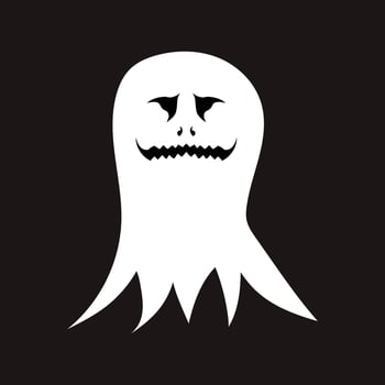 Halloween ghost graphic element vector