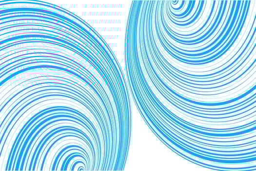 simple abstract sky color creative geometric thin to thick half circle wavy pattern a blue abstract pattern with wavy lines on a white background vector